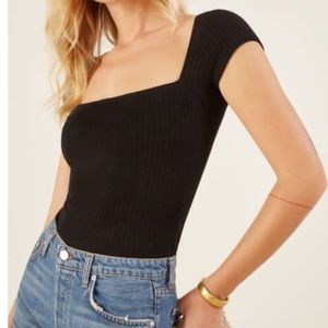 Reformation Bardot Top ~ Size Small